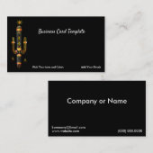 Colorful Arizona Südwest Saguaro Cactus Visitenkarte (Vorne/Hinten)