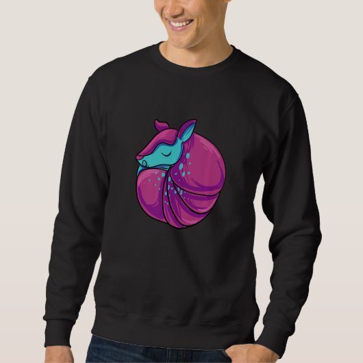 Colorful Armadillo Premium Sweatshirt (Vorderseite)