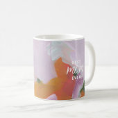 Colorful Art Beste Mama Muttertag Foto Geschenk Kaffeetasse (VorderseiteRechts)