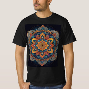 Colorful Art - Boho Spirituelle Blume Design T-Shirt