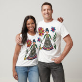 Colorful Art - Boho Spirituelle Blume Design T-Shirt (Unisex)