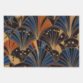 Colorful Art Deco Geschenkpapier Set (Vorderseite 2)