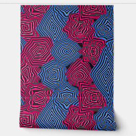 Colorful Art Nouveau Geometric Pattern  Tapete