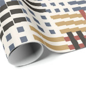 Colorful Art Nouveau Pattern  Geschenkpapier (Rolleneckpunkt)