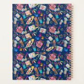 Colorful Art Supplies Creative pattern for Artists Planer (Rückseite)