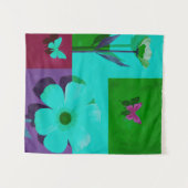 Colorful Art Tapestry Wandteppich (Vorderseite (Horizontal))