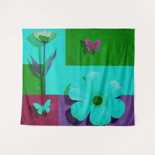 Colorful Art Tapestry Wandteppich (Vorderseite (Horizontal))