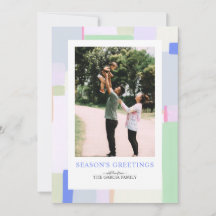 Colorful Art Weihnachten Foto Grußkarte