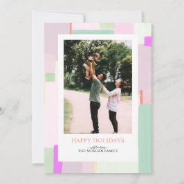 Colorful Art Weihnachten Foto Grußkarte