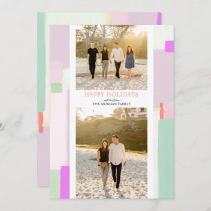 Colorful Art Weihnachten Foto Grußkarte