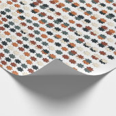 Colorful artNouveau Floral Pattern  Geschenkpapier (Ecke)