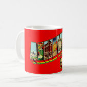 Colorful Asheville NC Mug Kaffeetasse (Vorderseite Links)