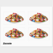 Colorful Assorted Candies on Plate Sticker (Blatt)