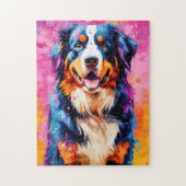 Colorful Australian Shepherd Art Puzzle (Vertikal)