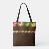Colorful Autumn Grunge Leaves - Tote Bag Tasche (Rückseite)