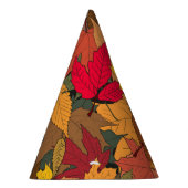 Colorful autumn leaves partyhütchen (Rechts)