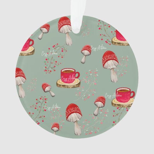 Colorful autumn watercolor pattern ornament (Vorderseite)