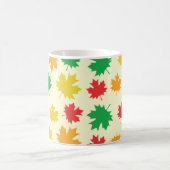 Colorful Autumnal Leafs - Nature Pattern Kaffeetasse (Mittel)