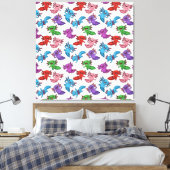 Colorful_Axolotl_Friends_Seamless_Pattern Leinwanddruck (Insitu (Schlafzimmer))