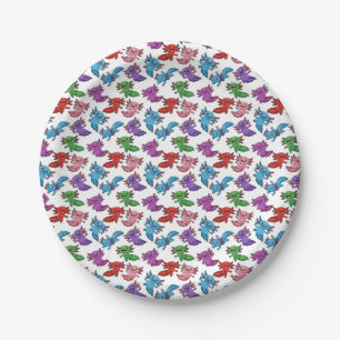 Colorful_Axolotl_Friends_Seamless_Pattern Pappteller