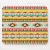 Colorful Aztec Tribal Native American Diamonds Mousepad (Vorne)