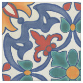 Colorful Azulejos Pattern Stoff (Nahaufnahme)