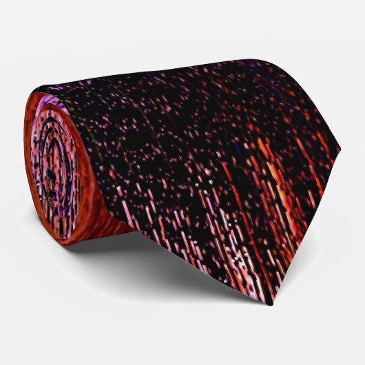 Colorful Background Pattern Krawatte (Gerollt)