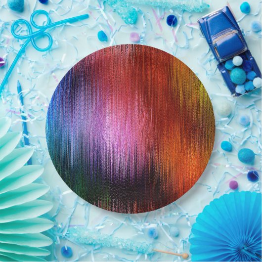 Colorful Background Pattern Pappteller (Party)