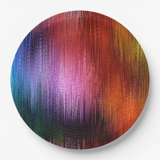Colorful Background Pattern Pappteller (Vorderseite)