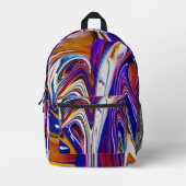 Colorful Backpack Bedruckter Rucksack (Vorderseite)