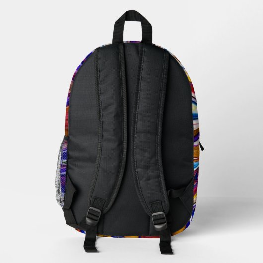 Colorful Backpack Bedruckter Rucksack (Rückseite)