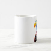 Colorful Bald Eagle Art Kaffeetasse (Mittel)
