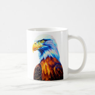 Colorful Bald Eagle Art Kaffeetasse