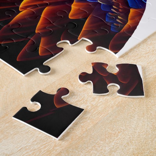 Colorful Bald Eagle Art Puzzle (Seite)