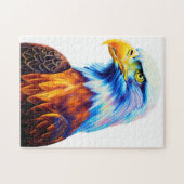 Colorful Bald Eagle Art Puzzle (Horizontal)