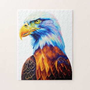 Colorful Bald Eagle Art Puzzle