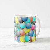 Colorful Balloons Banner Kaffeetasse (VorderseiteRechts)