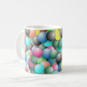 Colorful Balloons Banner Kaffeetasse (Vorderseite Links)