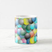 Colorful Balloons Banner Kaffeetasse (Mittel)