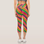 colorful bands capri leggings (Rückseite)