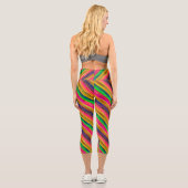 colorful bands capri leggings (Rückseite)