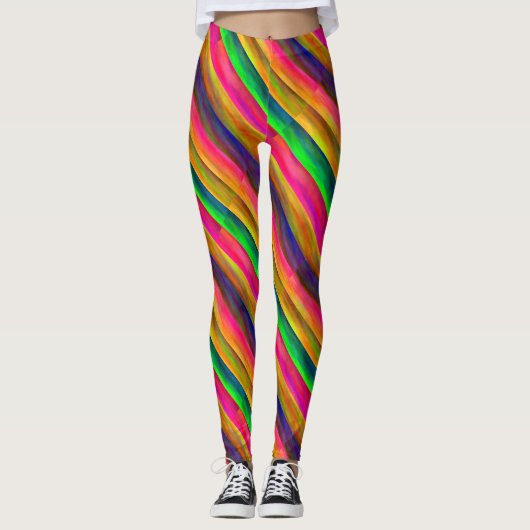 colorful bands leggings (Vorderseite)