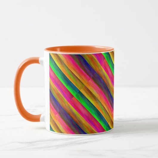 colorful bands tasse (Links)