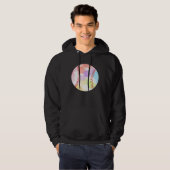 Colorful Baseball Baseball Player Hoodie (Vorne ganz)