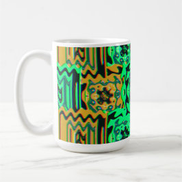 Colorful Bauhaus Geometric Design  Kaffeetasse