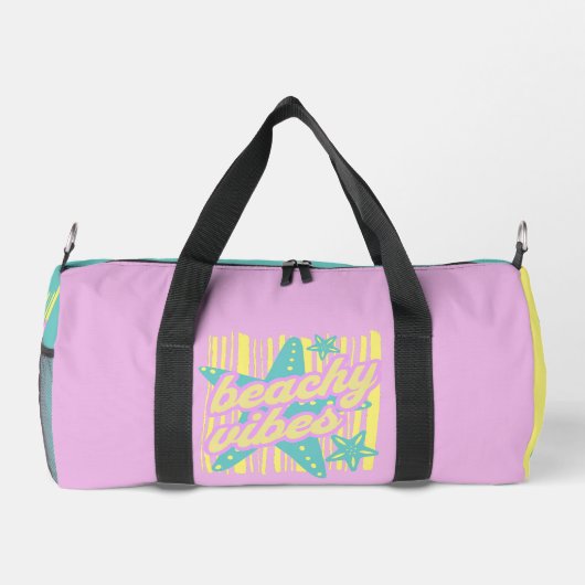 Colorful Beach Seashells Duffle Bag (Rückseite)