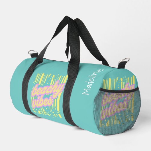 Colorful Beach Seashells Duffle Bag (Rechte Ecke)