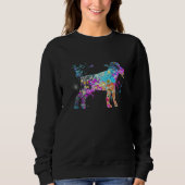 Colorful Beagle  Dog Beagle Sweatshirt (Vorderseite)