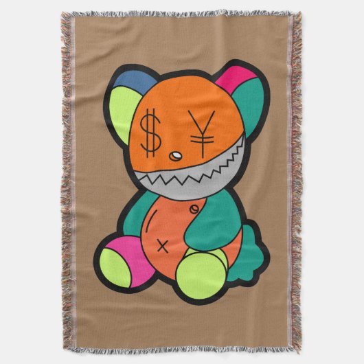 Colorful bear decke (Vorderseite Vertikal)