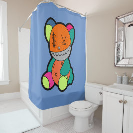 Colorful bear duschvorhang